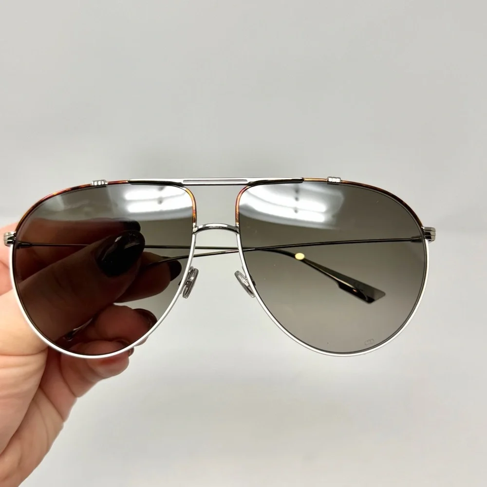 Dior Silver Aviator Sunglasses